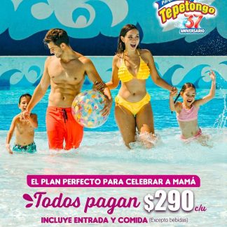 Entrada General y Comida con Descuento para Mamá del 9 al 10 de Mayo